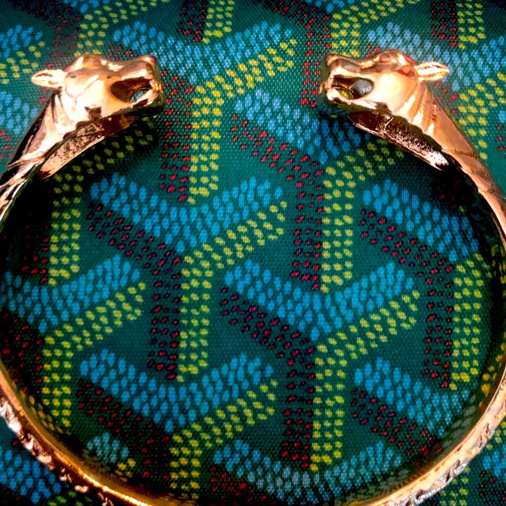Vintage Panther Head Bracelet